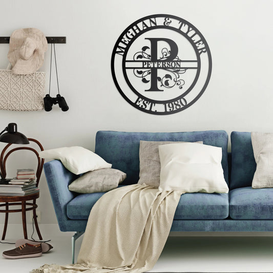 Individuelle Buchstaben aus Schmiedeeisen