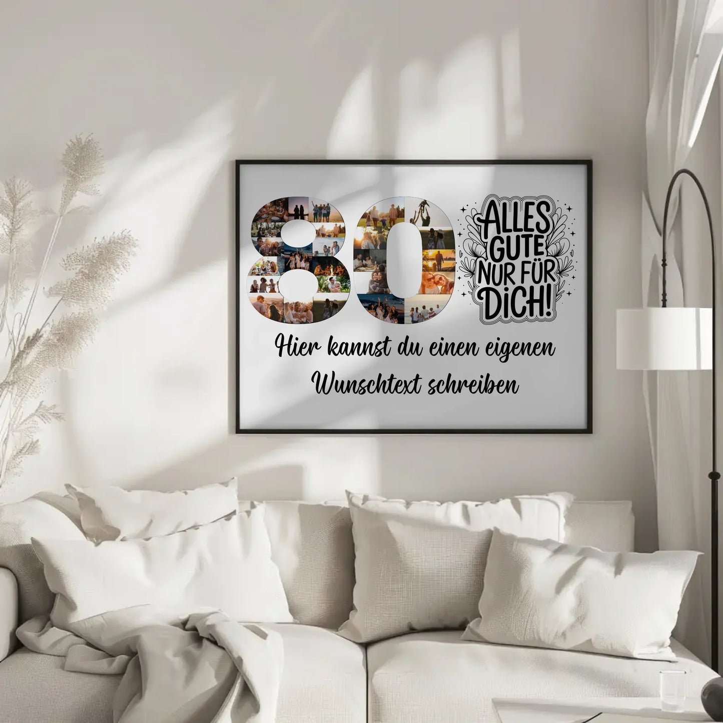 Personalisierte Poster für 80. Geburtstag