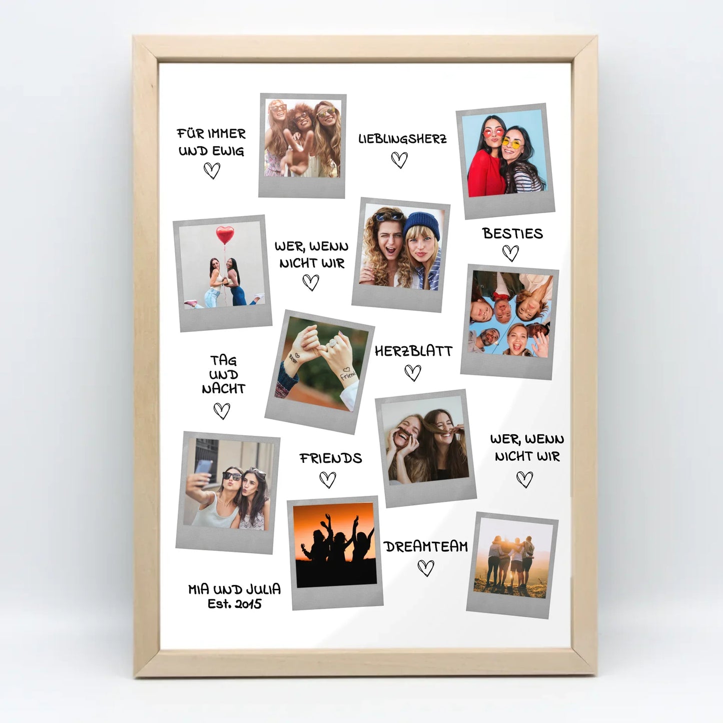 Personalisierte Poster für Beste Freundin