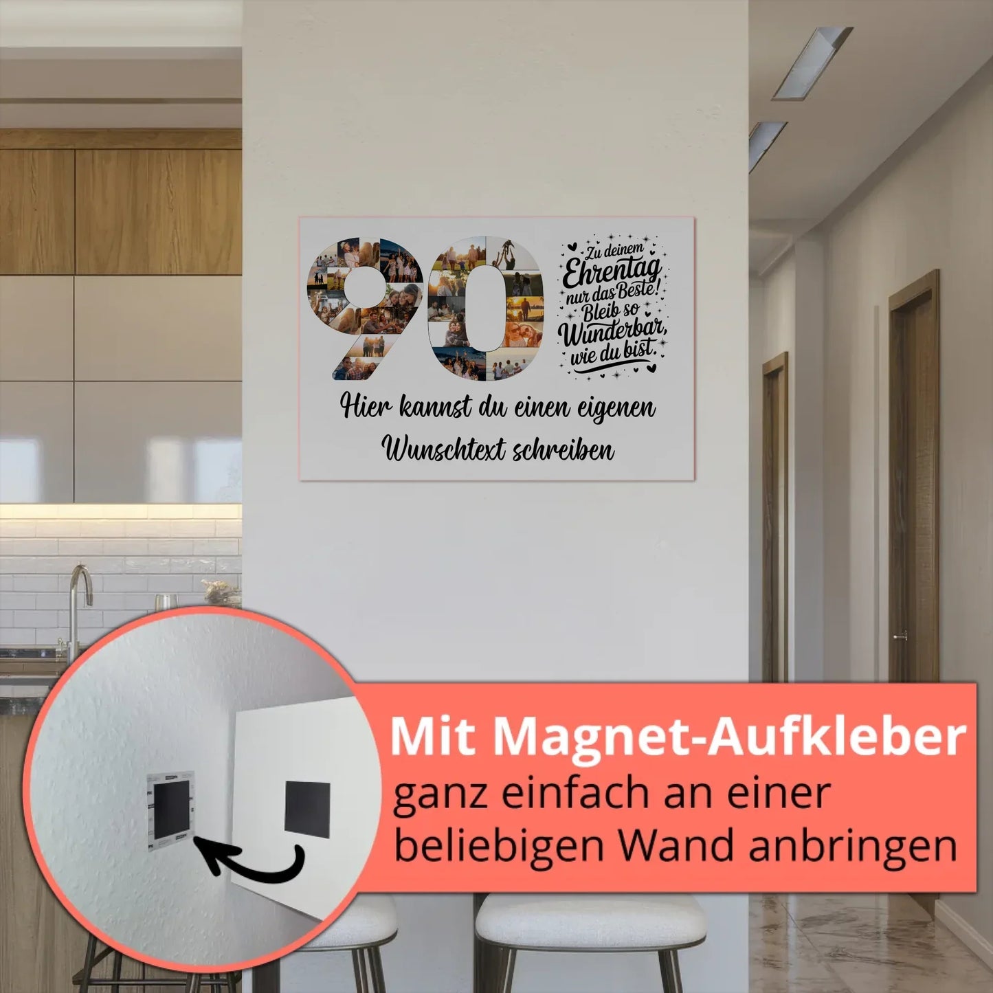 Personalisierte Poster für 90. Geburtstag