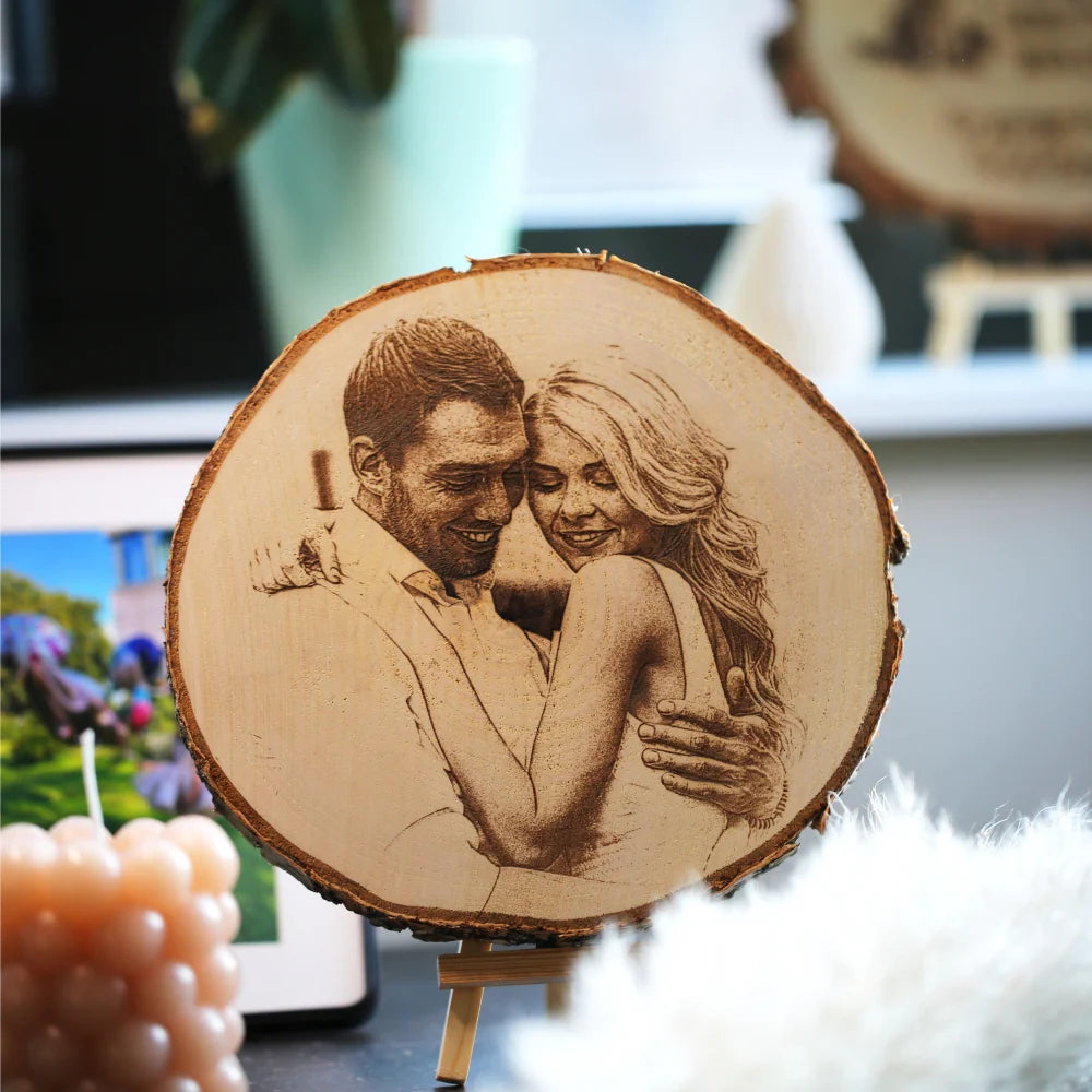 Foto Baumscheibe für Hölzerne Hochzeit