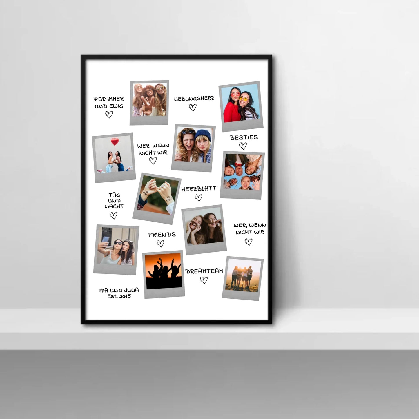 Personalisierte Poster für Beste Freundin