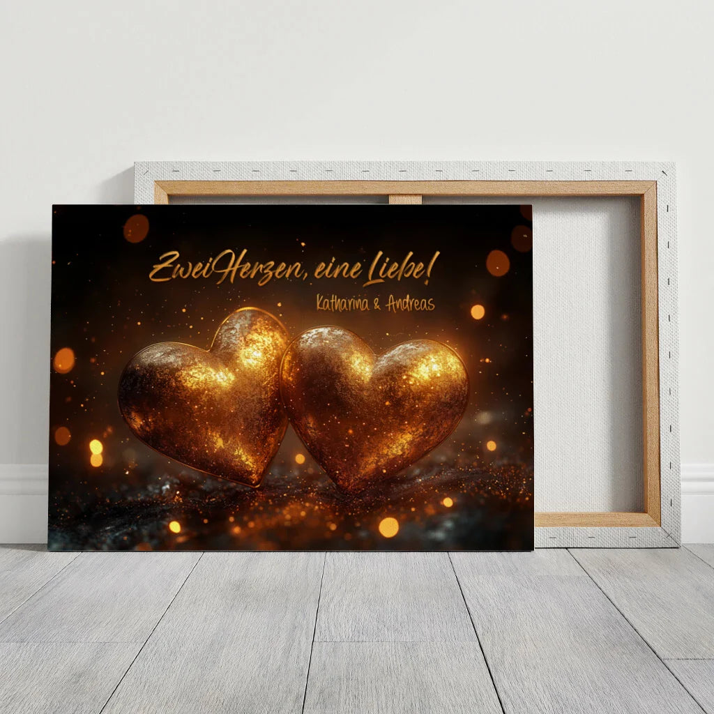 Personalisierte Leinwand zur Hochzeit