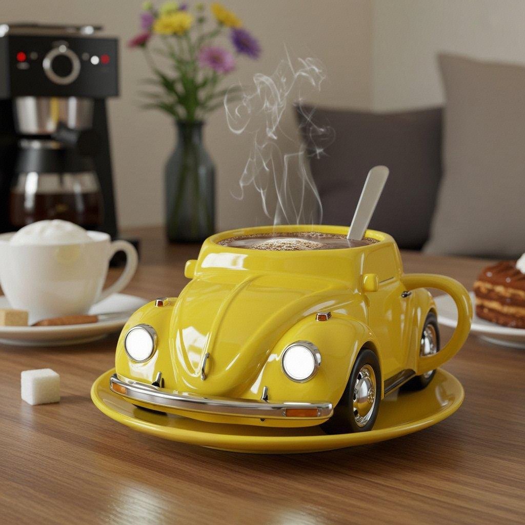 BeetleBrew – Keramik-Kaffeetasse