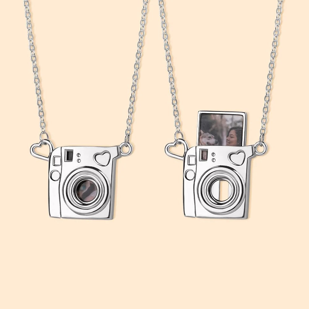 Personalisierte Mini-Kamera-Kettenanhänger mit ausziehbarem Foto ist ein bezauberndes Geschenk für Fotoliebhaber