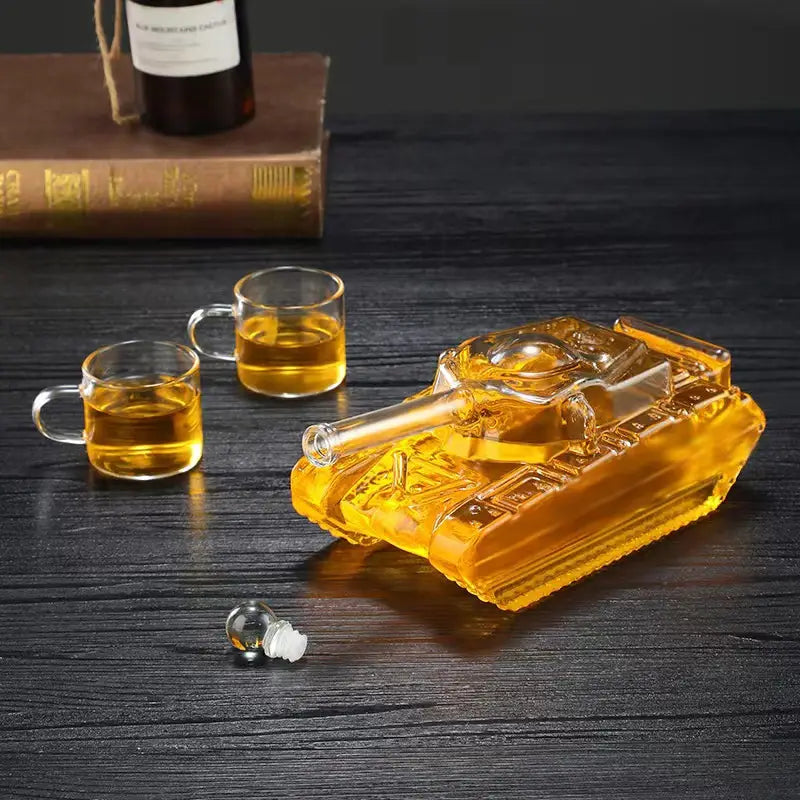 Dekanter aus hochborosilikatem Glas – 1 L, transparent