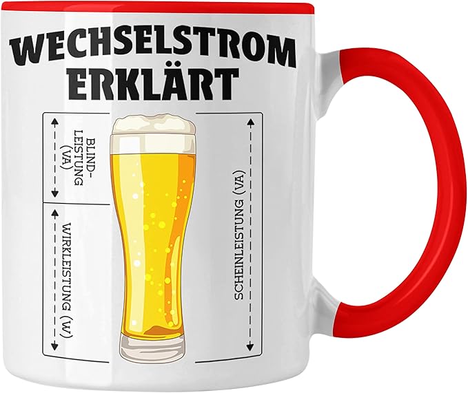 Witziger Technik-Kaffeebecher: Elektro-Lexikon Design – Ideal für Ingenieure