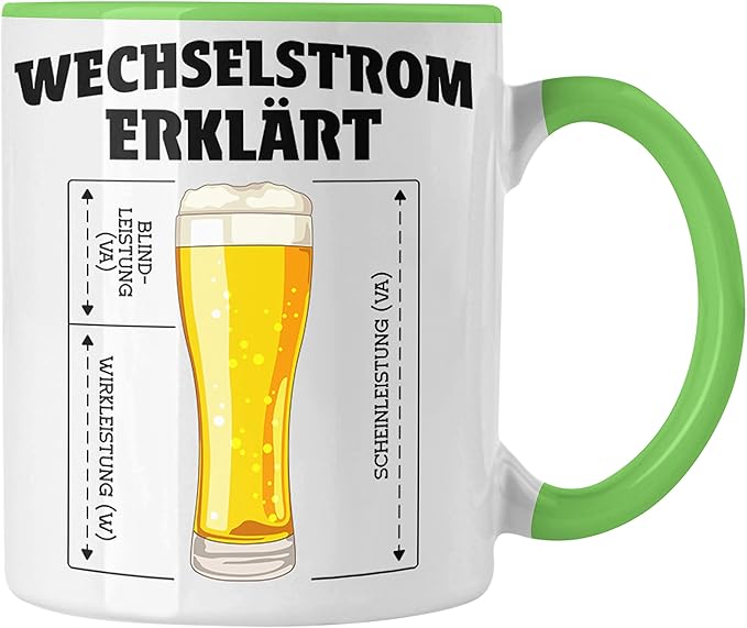 Witziger Technik-Kaffeebecher: Elektro-Lexikon Design – Ideal für Ingenieure