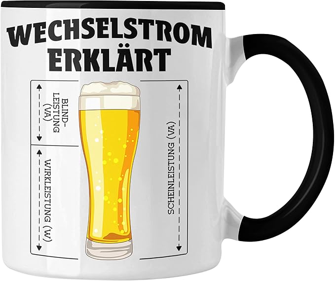 Witziger Technik-Kaffeebecher: Elektro-Lexikon Design – Ideal für Ingenieure