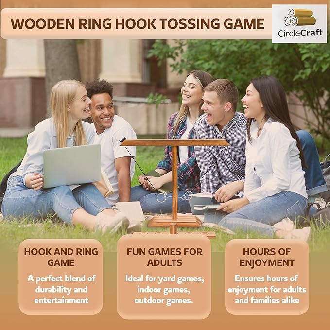 Wurfspiel mit Ringen für Rentner