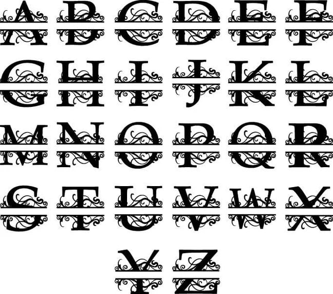 Personalisiertes Wandmonogramm