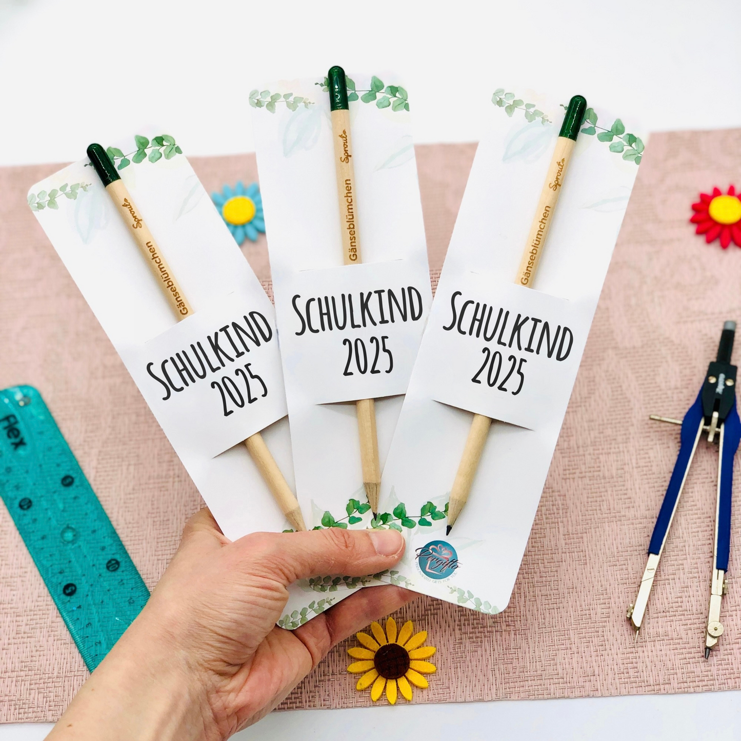 Bleistift zum Einpflanzen Set