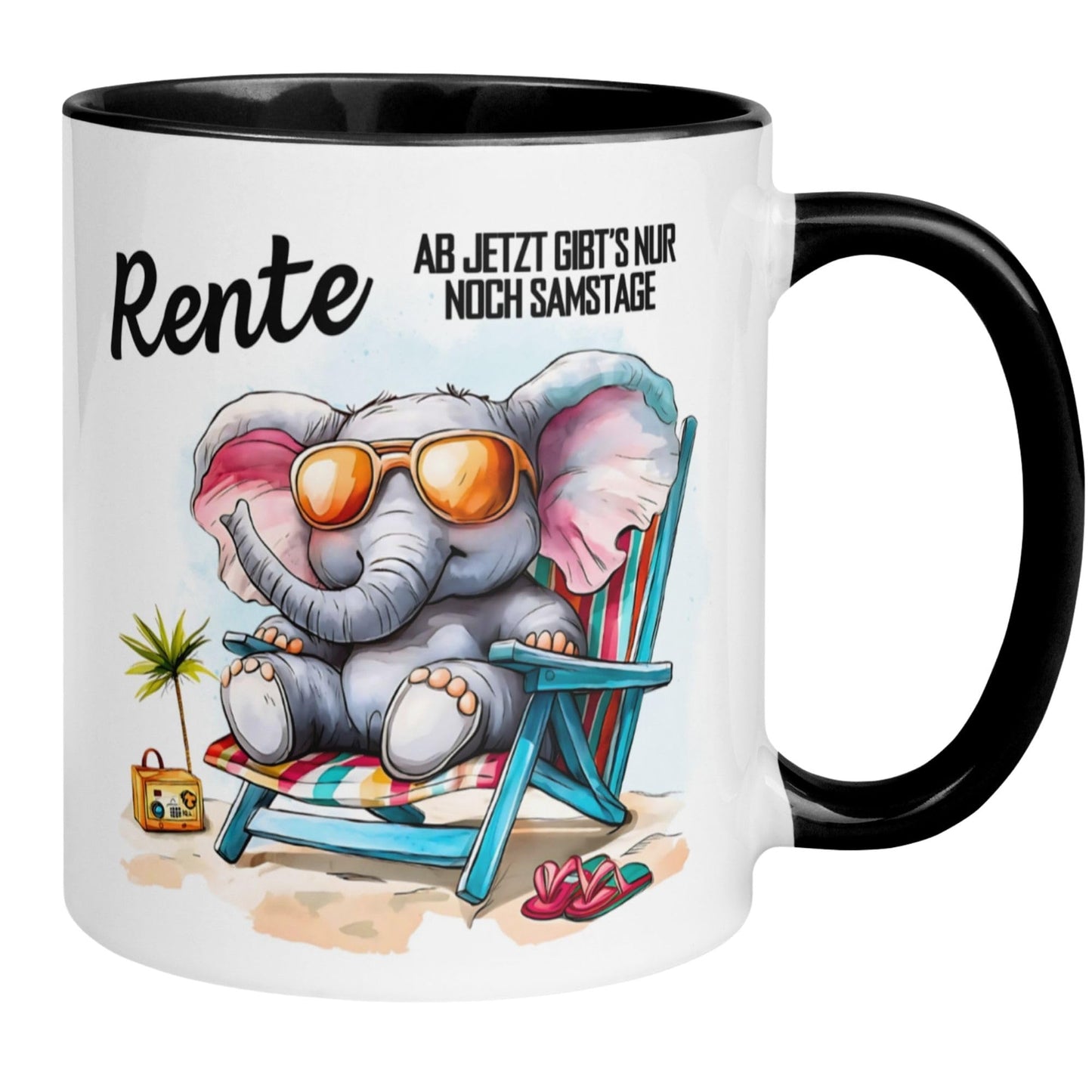 Personalisiert Tasse für Rente