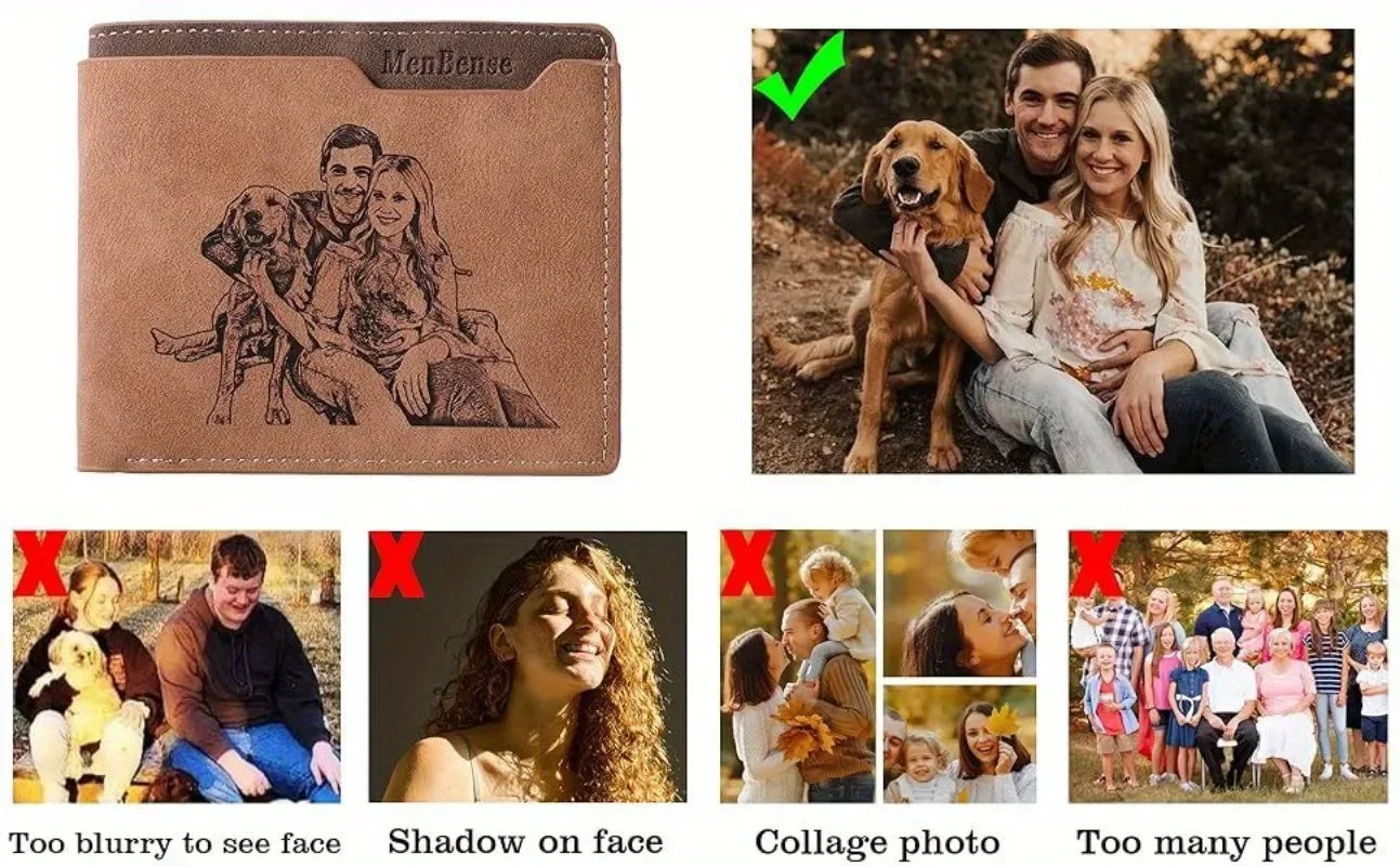 Personalisiertes Foto-Geldbörsen