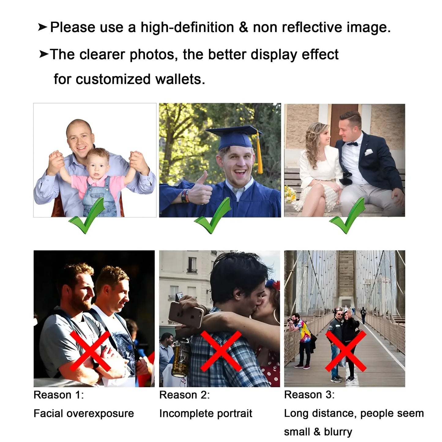 Personalisiertes Foto-Geldbörsen