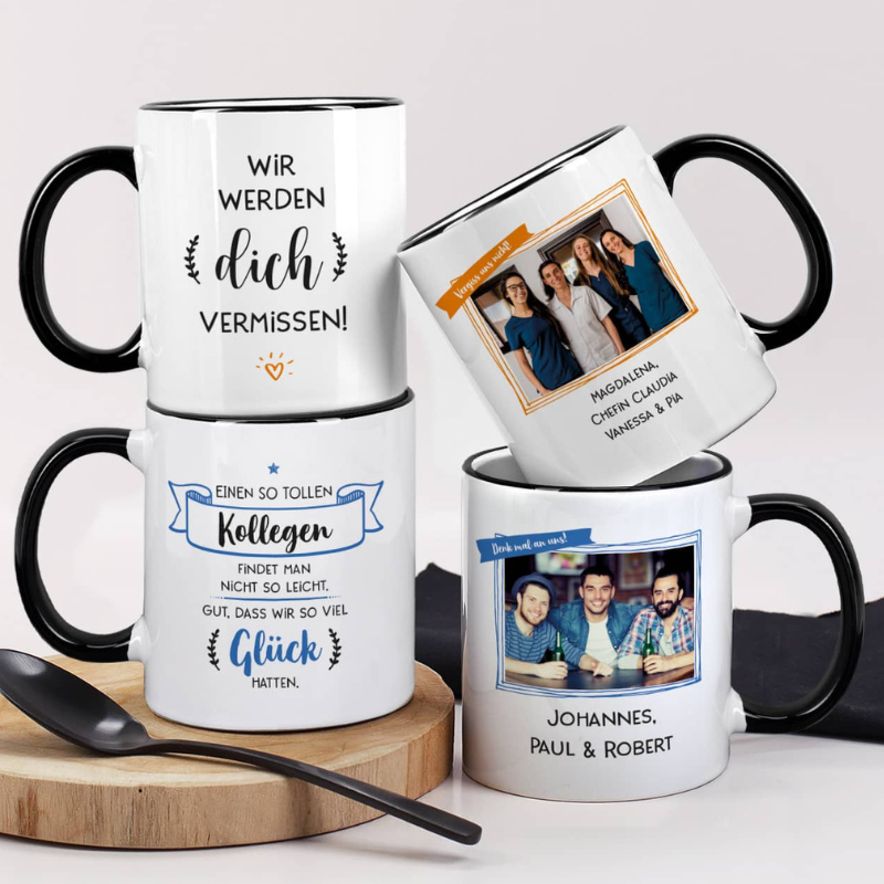 Tasse mit Foto und Text Personalisiert