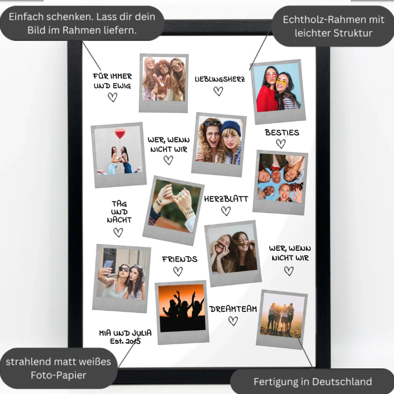Personalisierte Poster für Beste Freundin