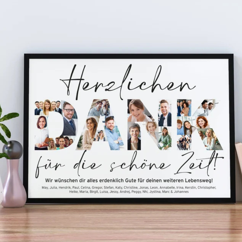 Personalisierte Poster für einen Rentner