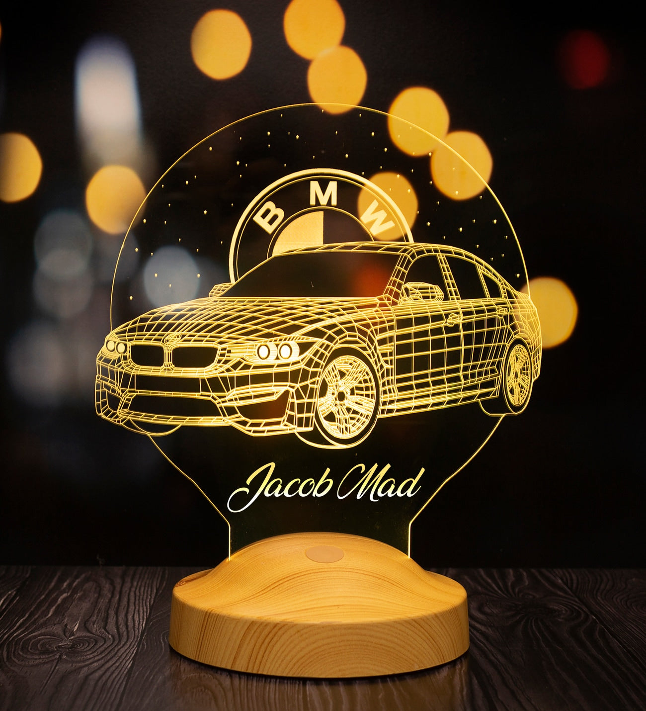Auto Geschenkartikel Led Lampe mit Gravur