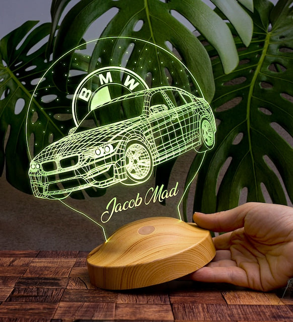Auto Geschenkartikel Led Lampe mit Gravur