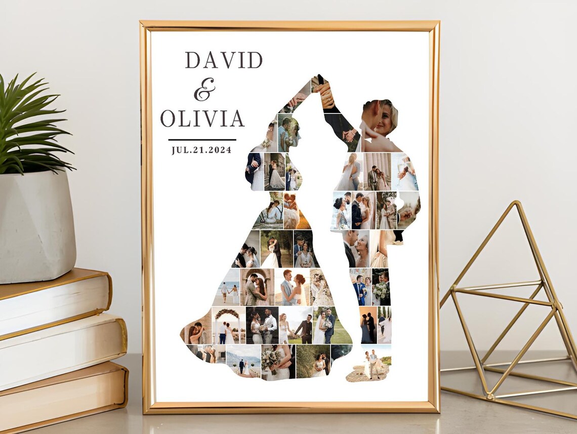 Personalisierte Poster für einen Hochzeit