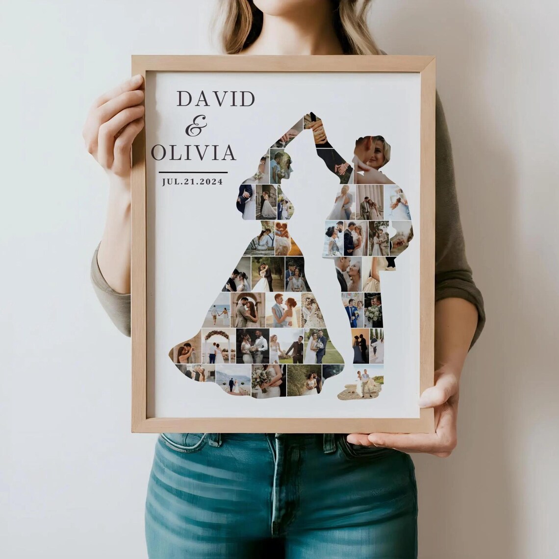 Personalisierte Poster für einen Hochzeit