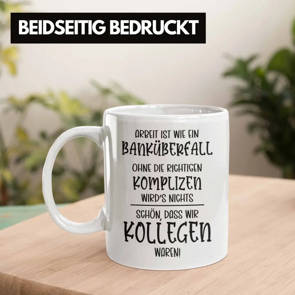 Jobwechsel Tasse Abschied für Kollegen
