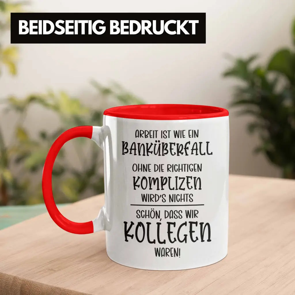 Jobwechsel Tasse Abschied für Kollegen