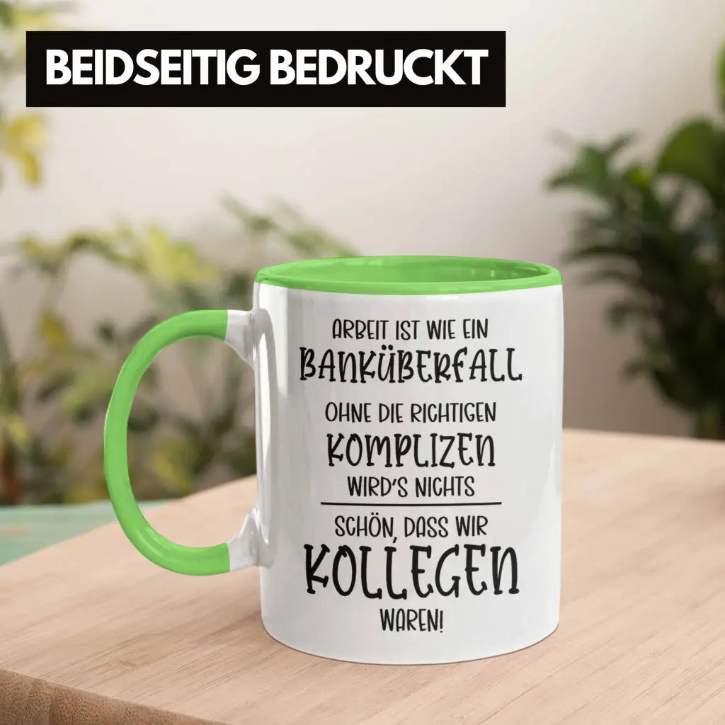 Jobwechsel Tasse Abschied für Kollegen