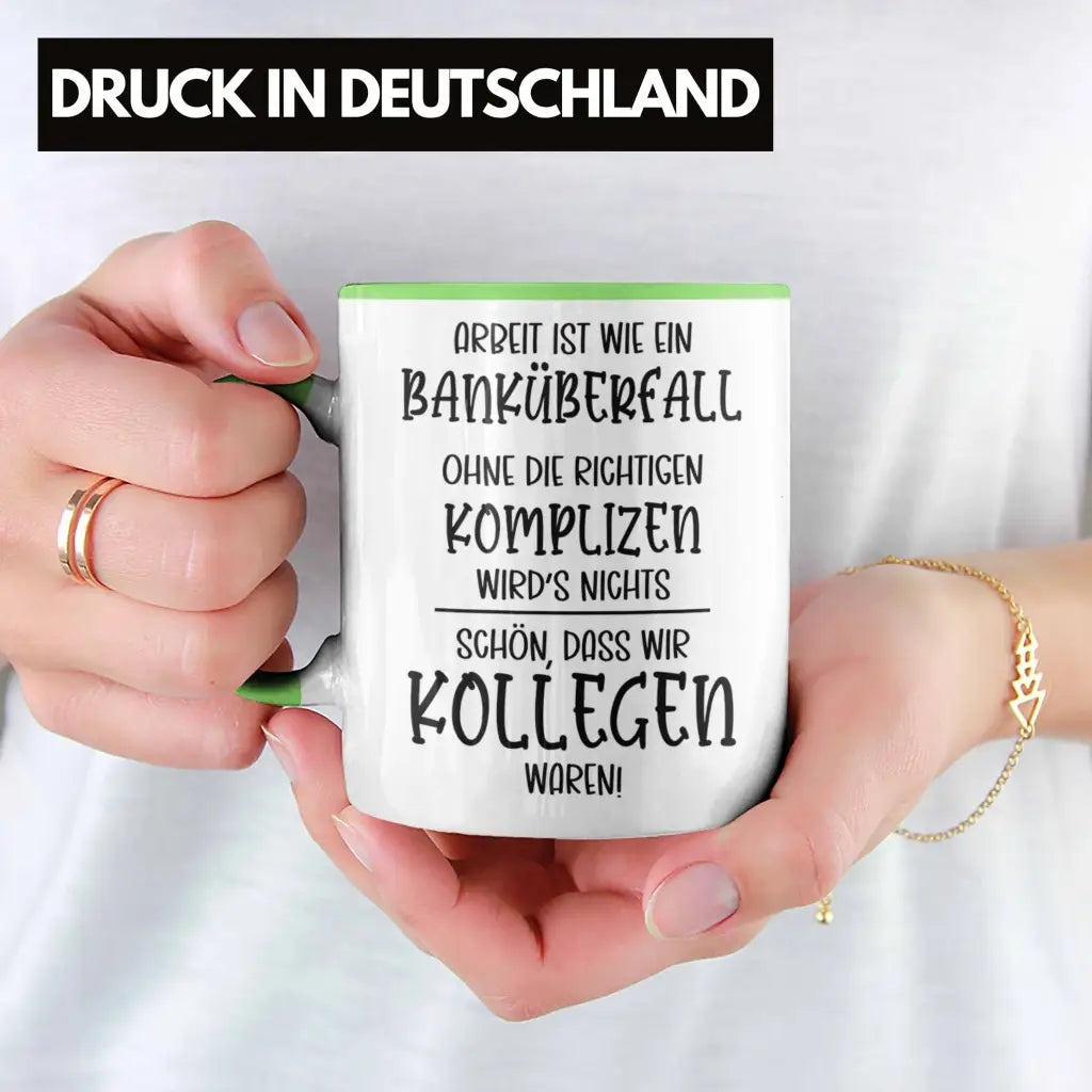 Jobwechsel Tasse Abschied für Kollegen