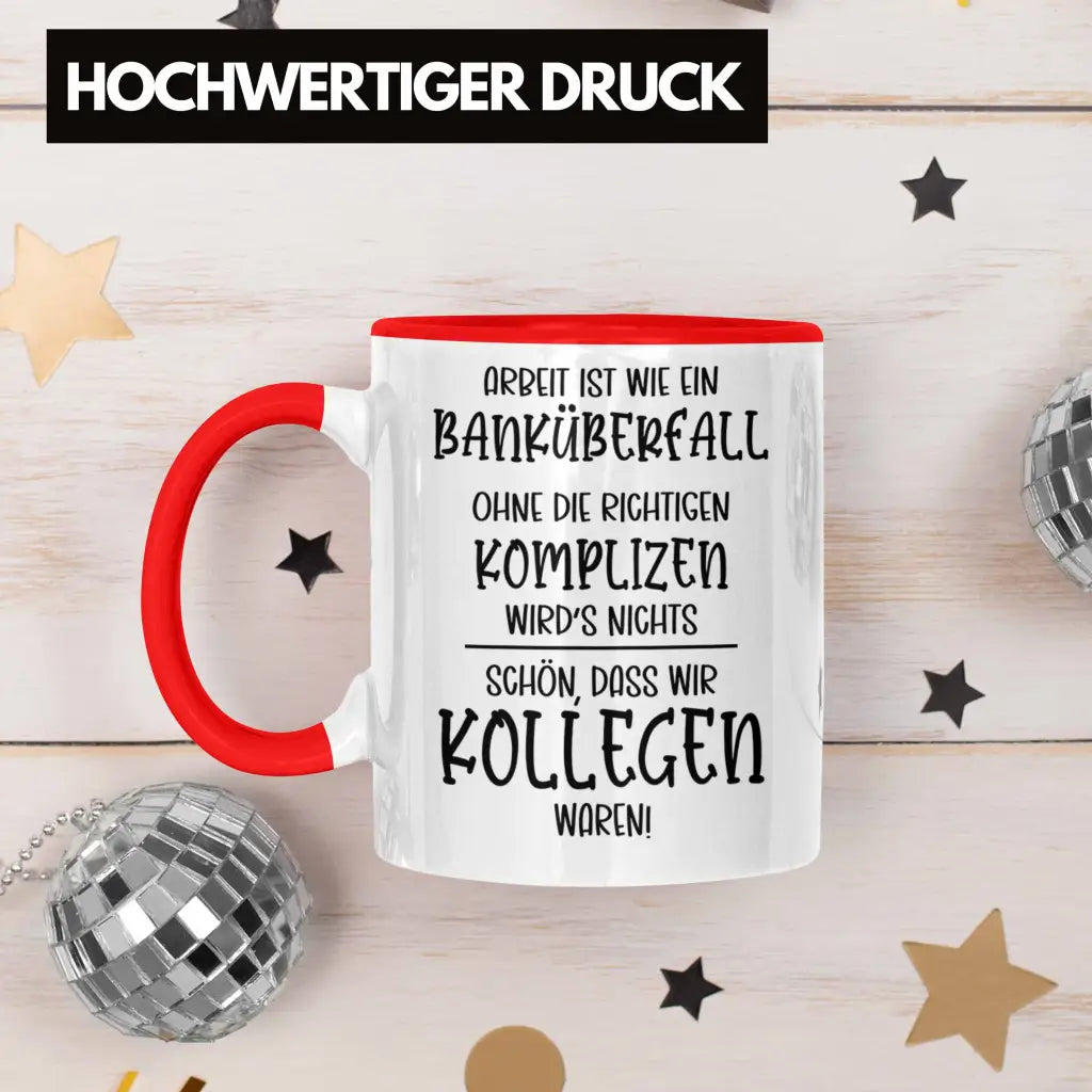 Jobwechsel Tasse Abschied für Kollegen
