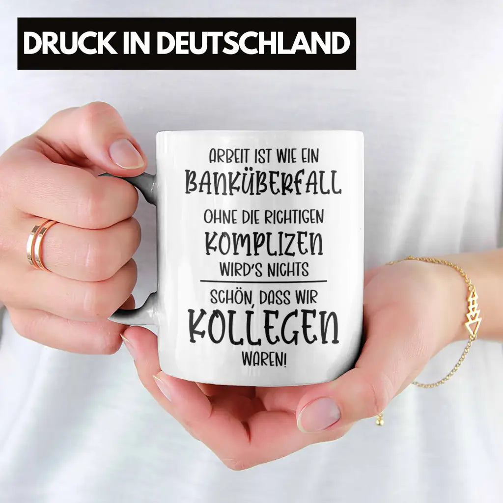 Jobwechsel Tasse Abschied für Kollegen