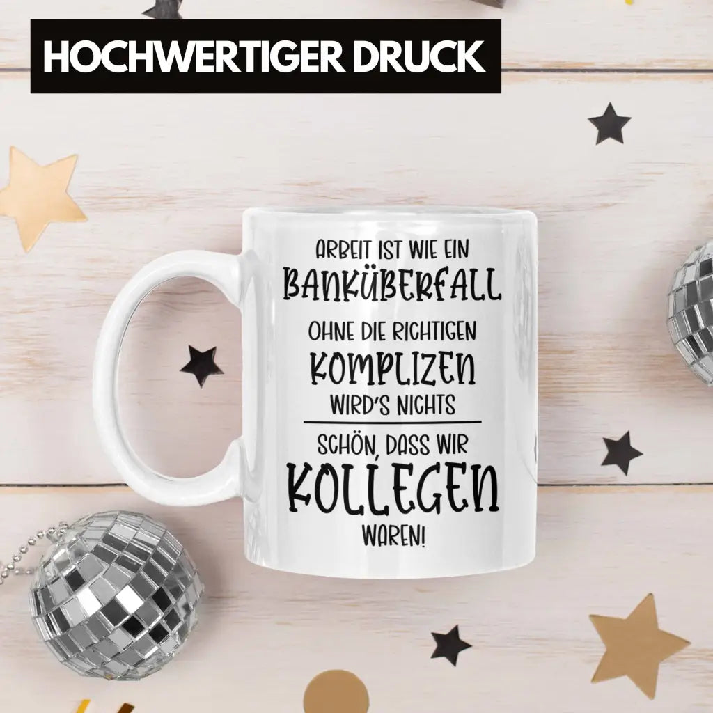 Jobwechsel Tasse Abschied für Kollegen