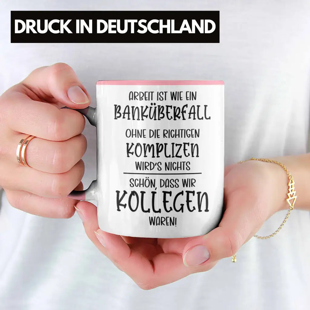 Jobwechsel Tasse Abschied für Kollegen
