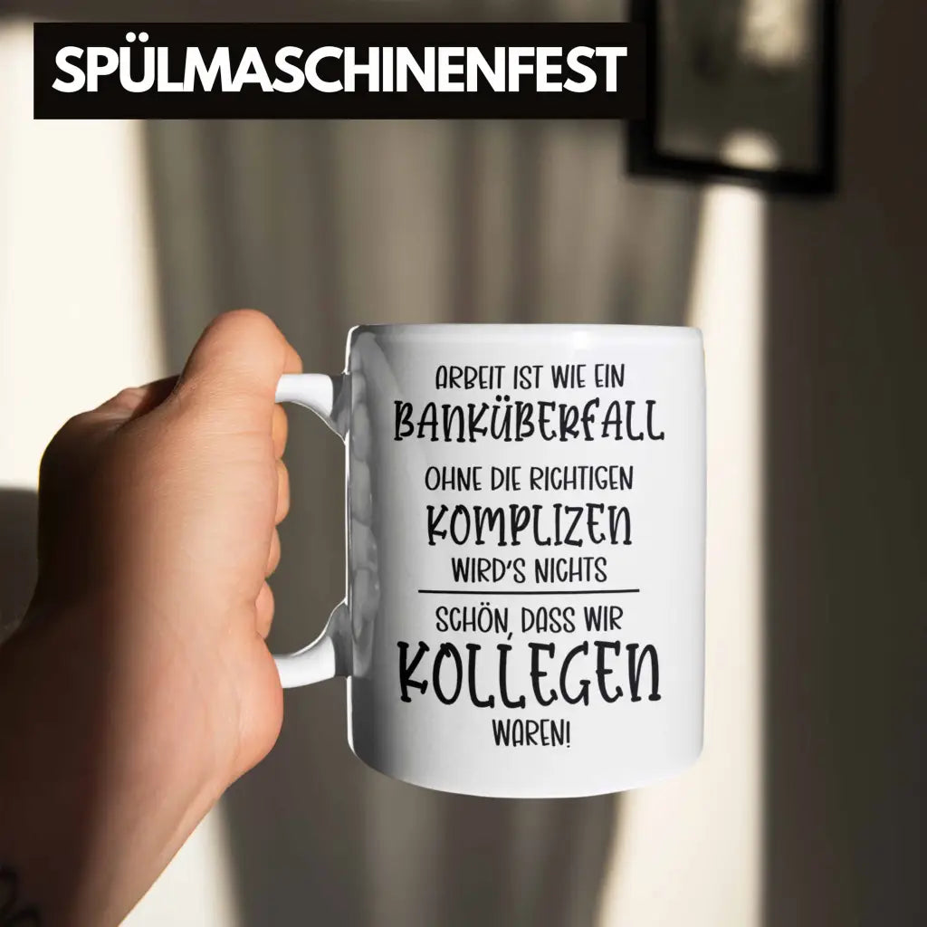 Jobwechsel Tasse Abschied für Kollegen