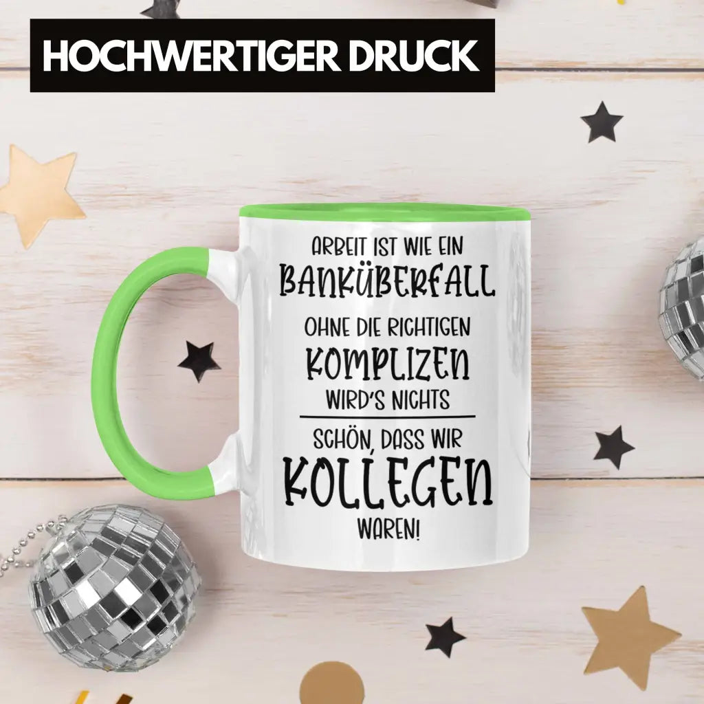 Jobwechsel Tasse Abschied für Kollegen