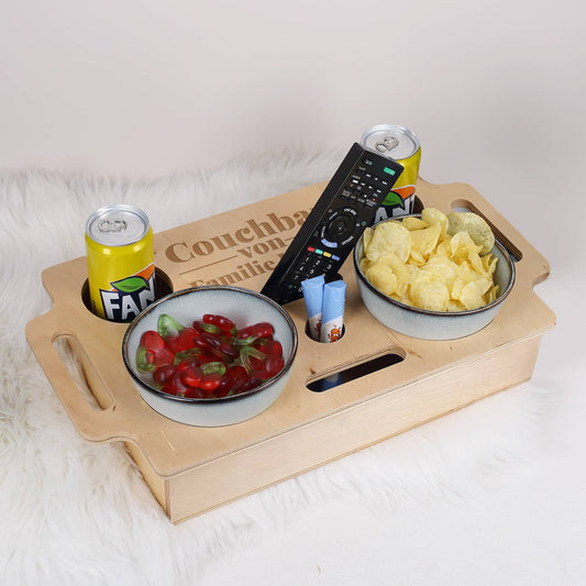 Hochwertige Snackbar fürs Sofa