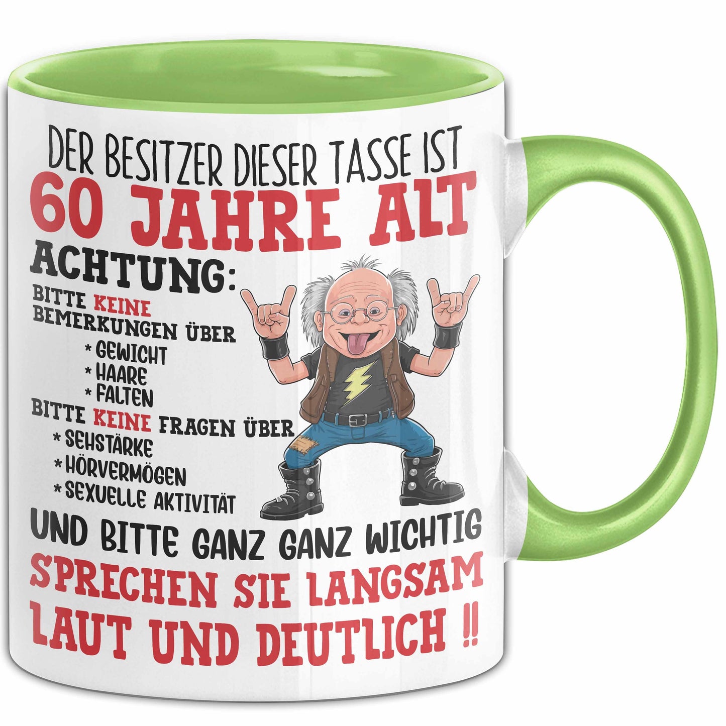 60. Geburtstag Tasse