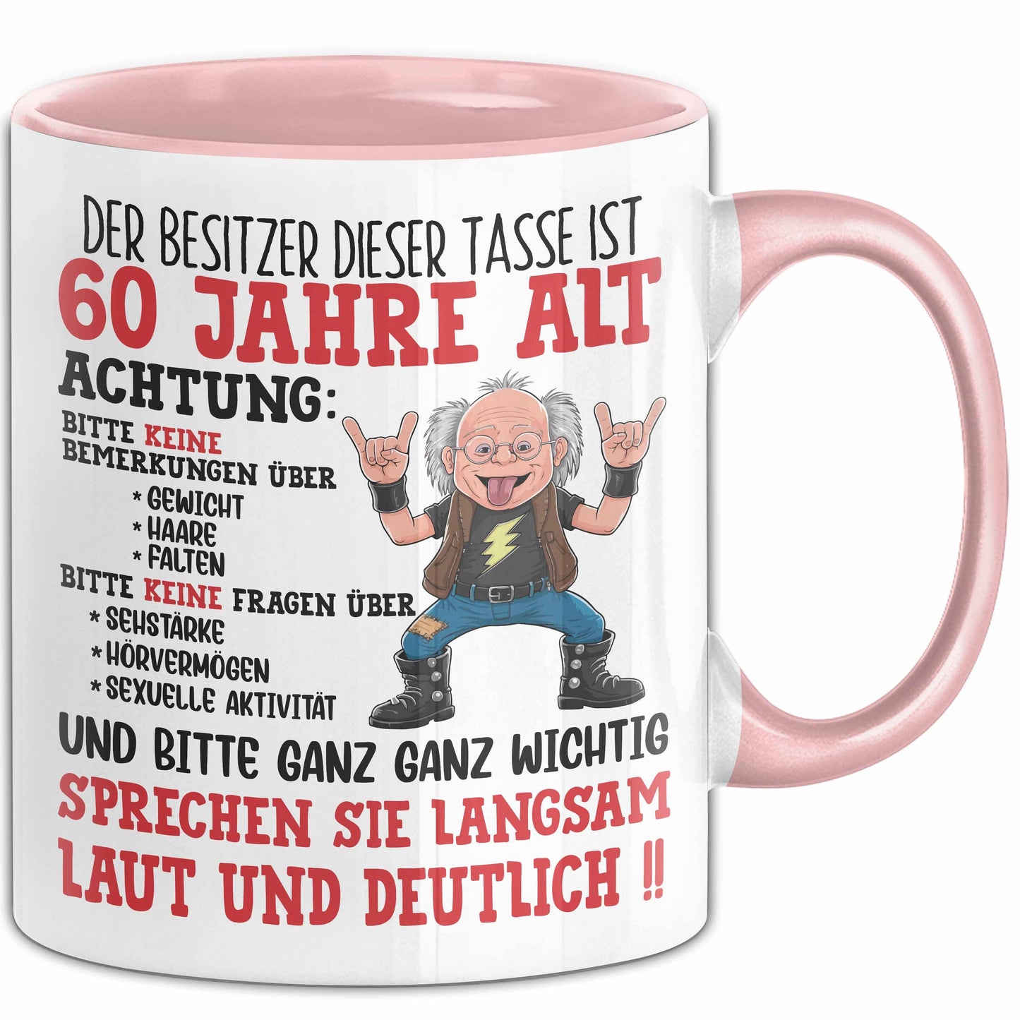 60. Geburtstag Tasse