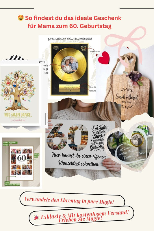 Geschenk für Mama zum 60. Geburtstag
