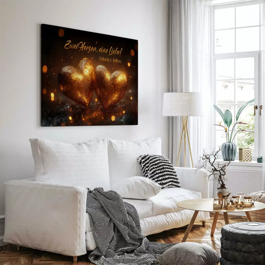 Personalisierte Leinwand zur Hochzeit