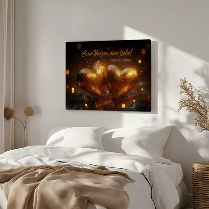 Personalisierte Leinwand zur Hochzeit