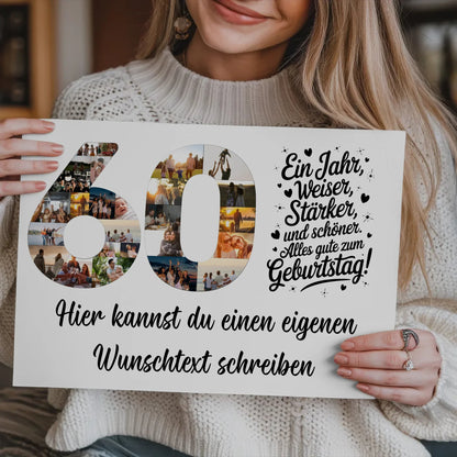Personalisierte Poster für 60. Geburtstag
