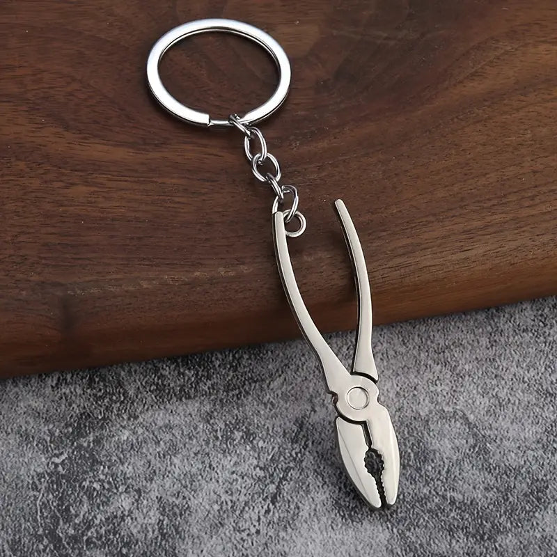 5er-Set Mini-Werkzeug-Schlüsselanhänger aus Aluminium – Street Style & Multitool-Design