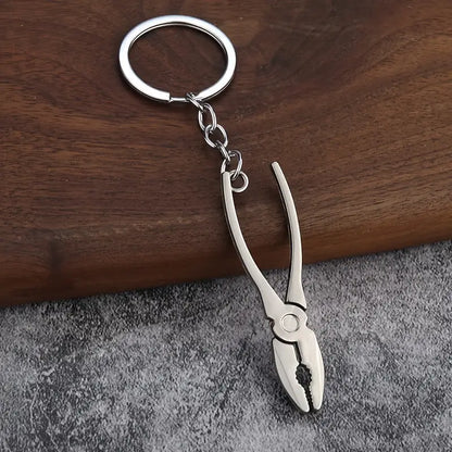 5er-Set Mini-Werkzeug-Schlüsselanhänger aus Aluminium – Street Style & Multitool-Design