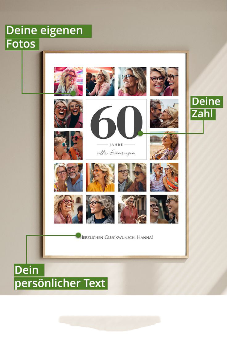 Fotogeschenk zum 60.Geburtstag