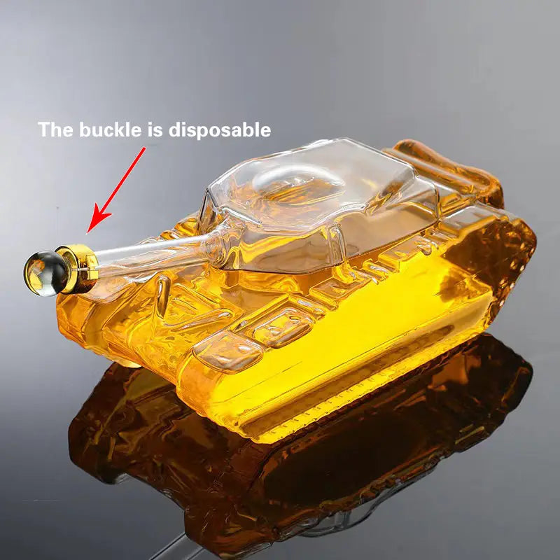 Dekanter aus hochborosilikatem Glas – 1 L, transparent