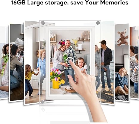 10,1 Zoll Digitaler Bilderrahmen aus Acryl