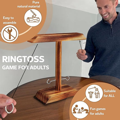 Wurfspiel mit Ringen für Rentner
