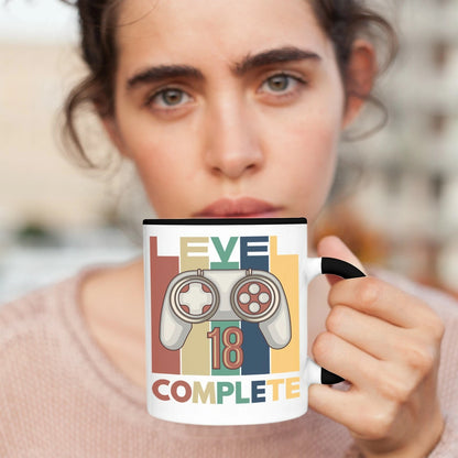 Personalisierte Tasse zum 18. Geburtstag